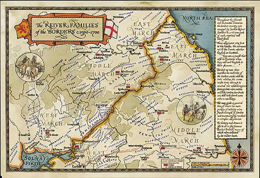 The Irving & Irvine Towers across the Scottish Borders